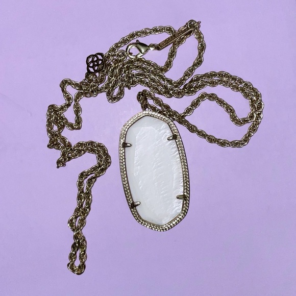 COPY - Ivory Mother of Pearl Rae Necklace - Picture 1 of 3